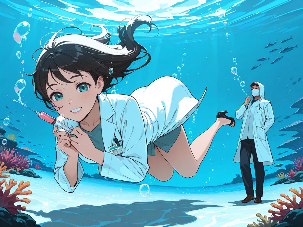 水中詰め合わせ 女医さん編