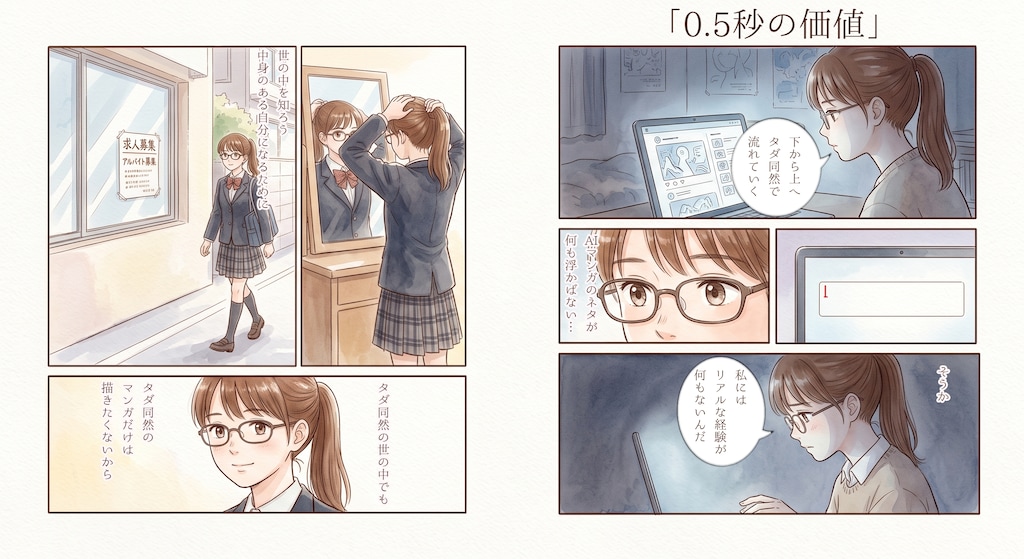 #013 0.5秒の価値　★AI併用作品★