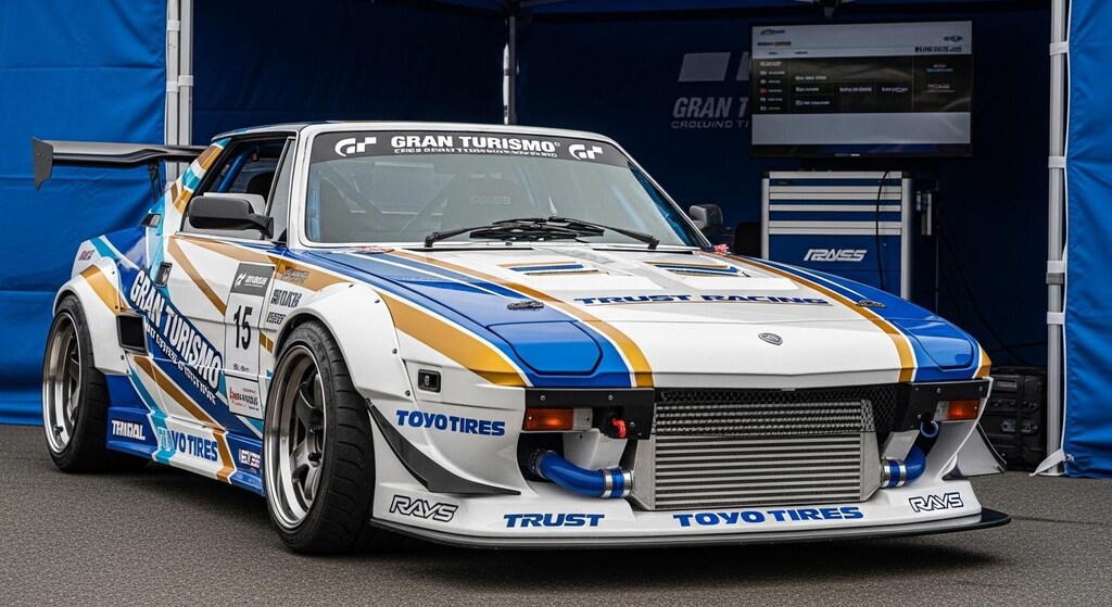 トーヨータイヤフィアットクーペのドリ車