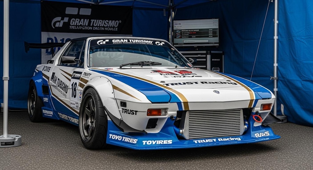 トーヨータイヤフィアットクーペのドリ車