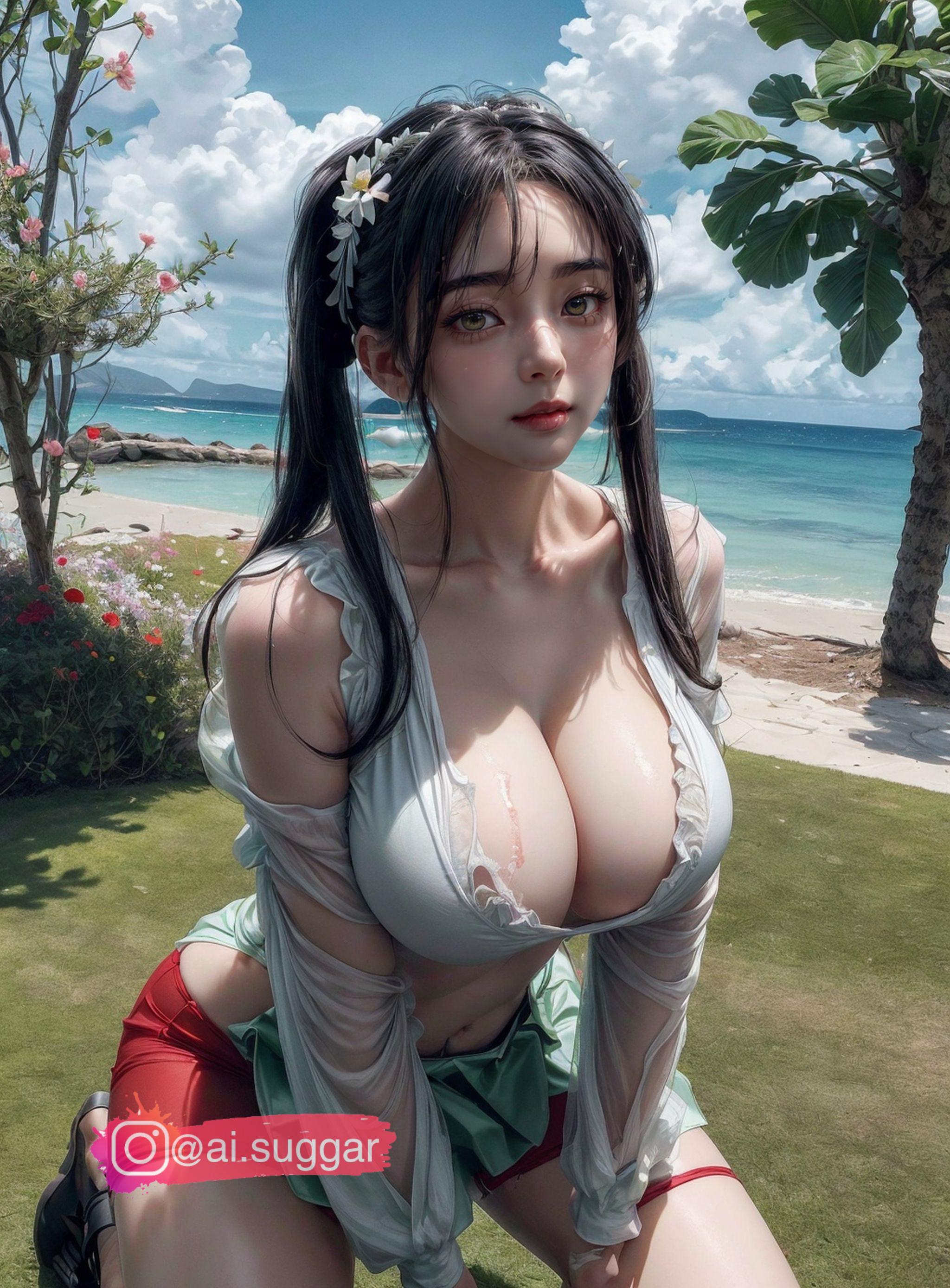 花の髪