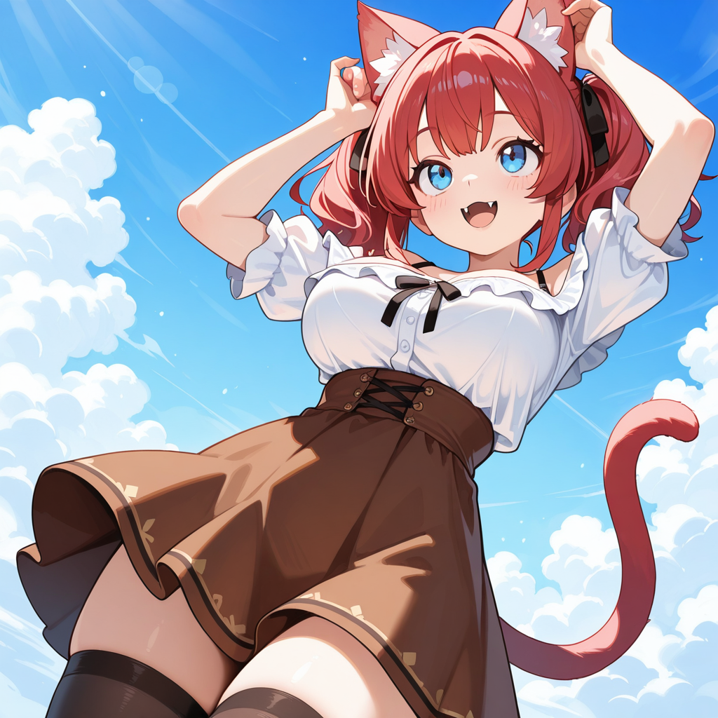猫耳になってしまった斉田実亜ちゃん