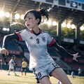 サッカー少女 3枚目