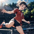 サッカー少女 7枚目