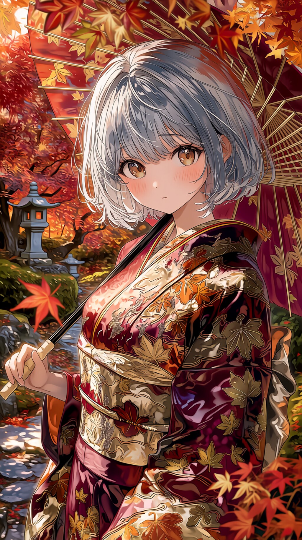 Silver-Haired Princess of the Four Seasons — 銀髪四季姫絵巻