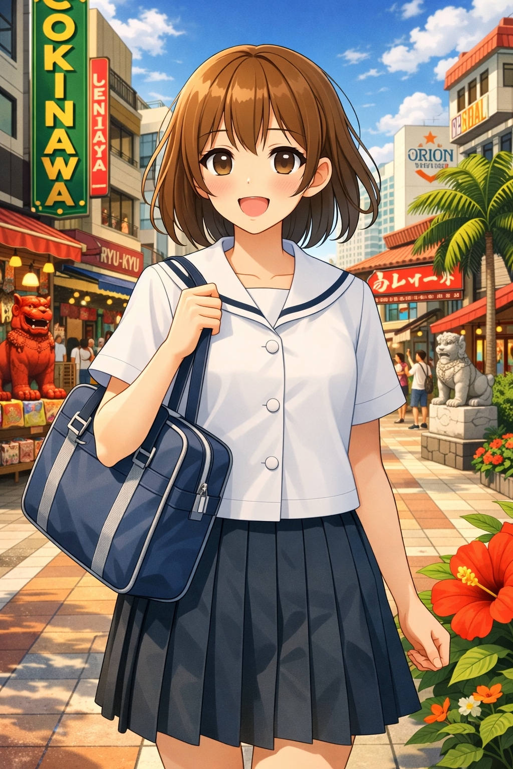 沖縄の女子高生