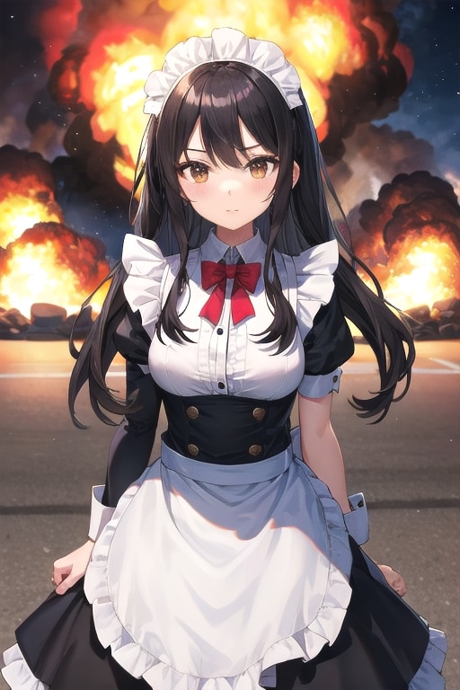 さくらちゃん爆発 | の人気AIイラスト・グラビア