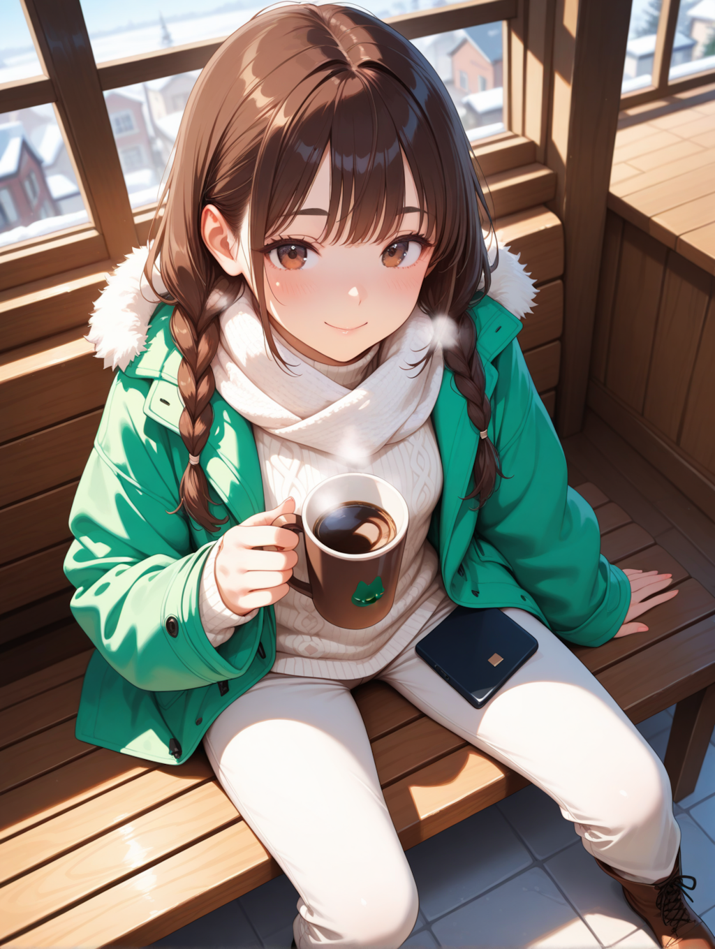 巫女１の冬コーデ