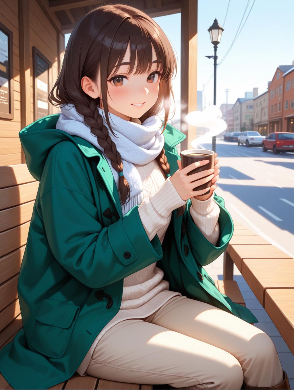 巫女１の冬コーデ