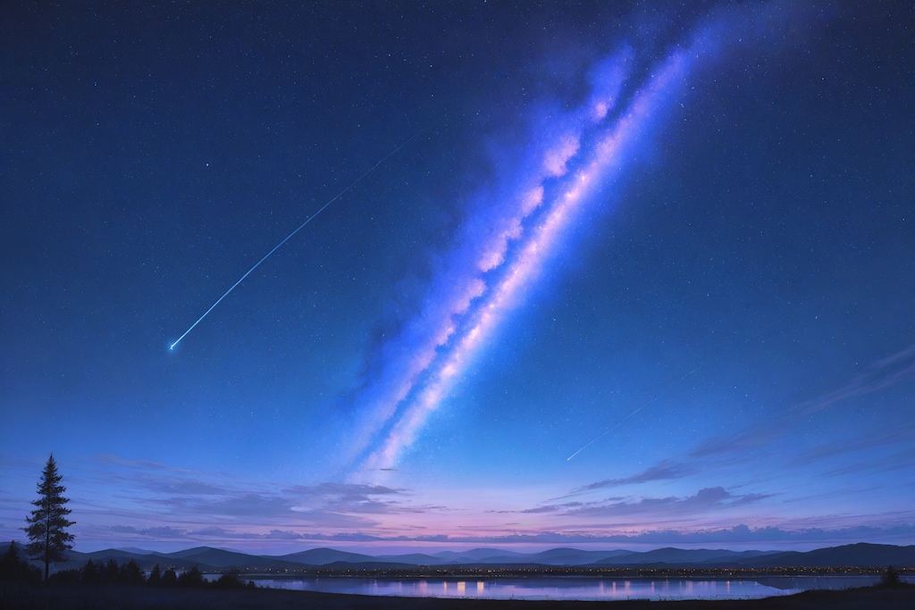 星空。