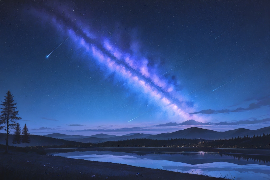 星空。