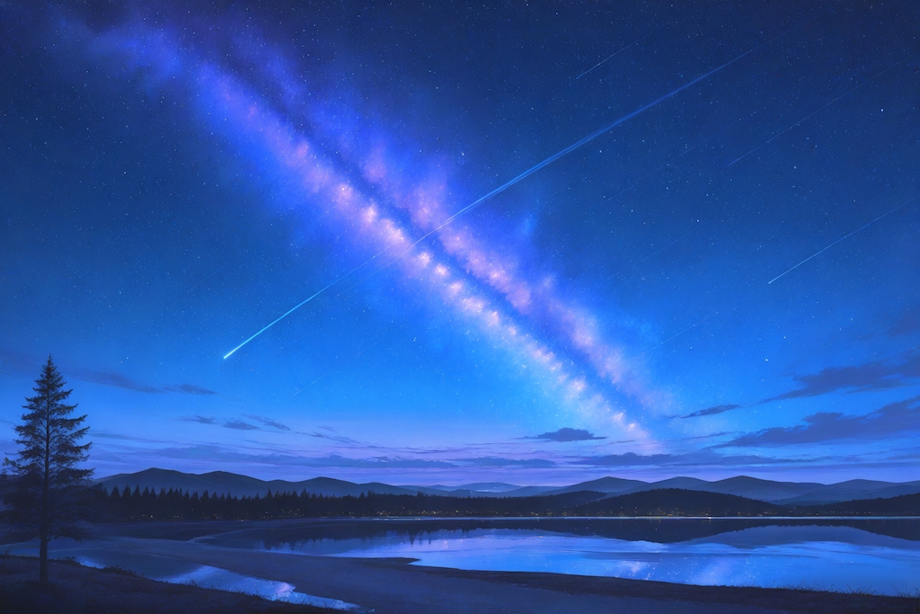 星空。