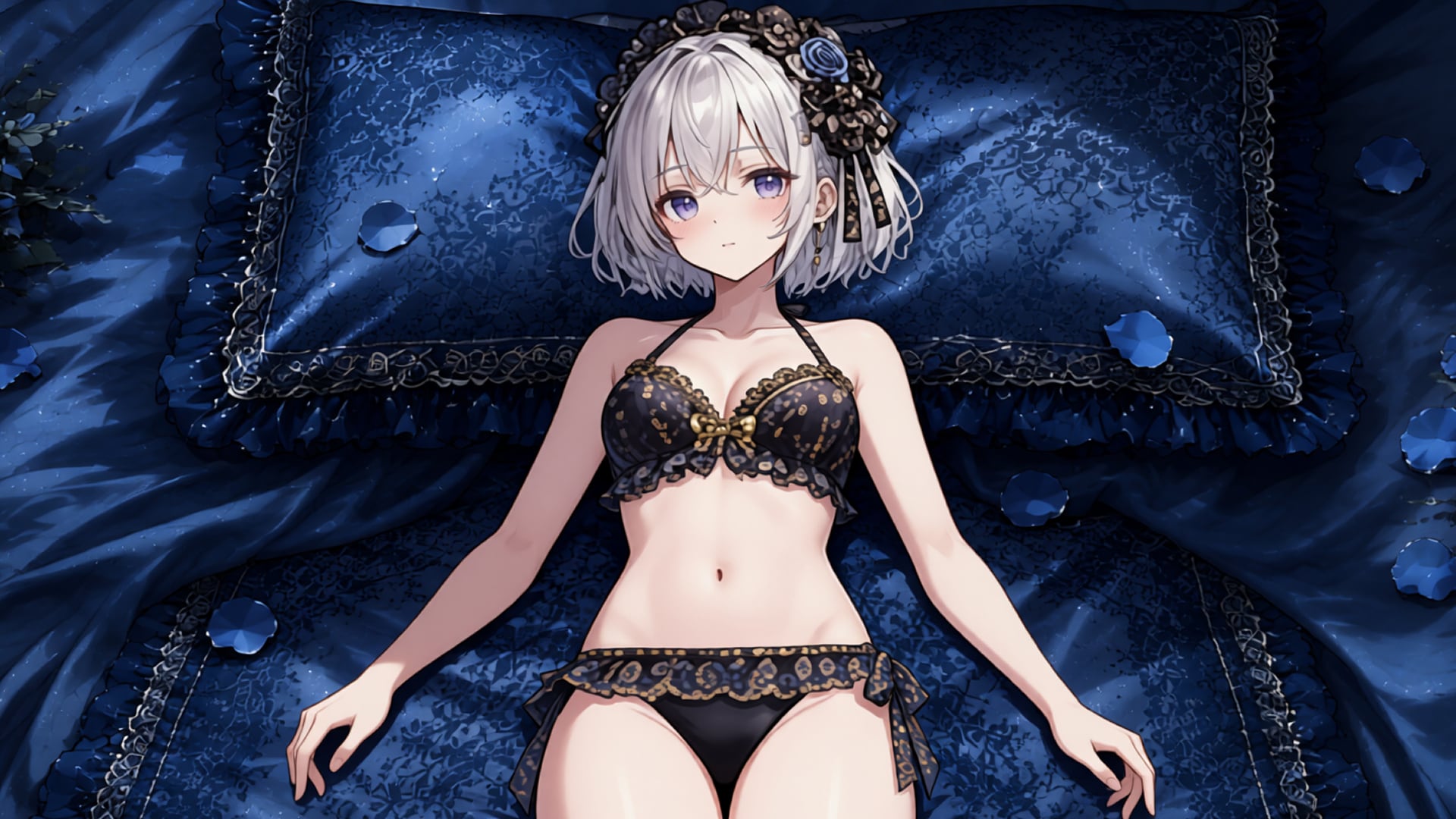 銀髪少女と水着　その3