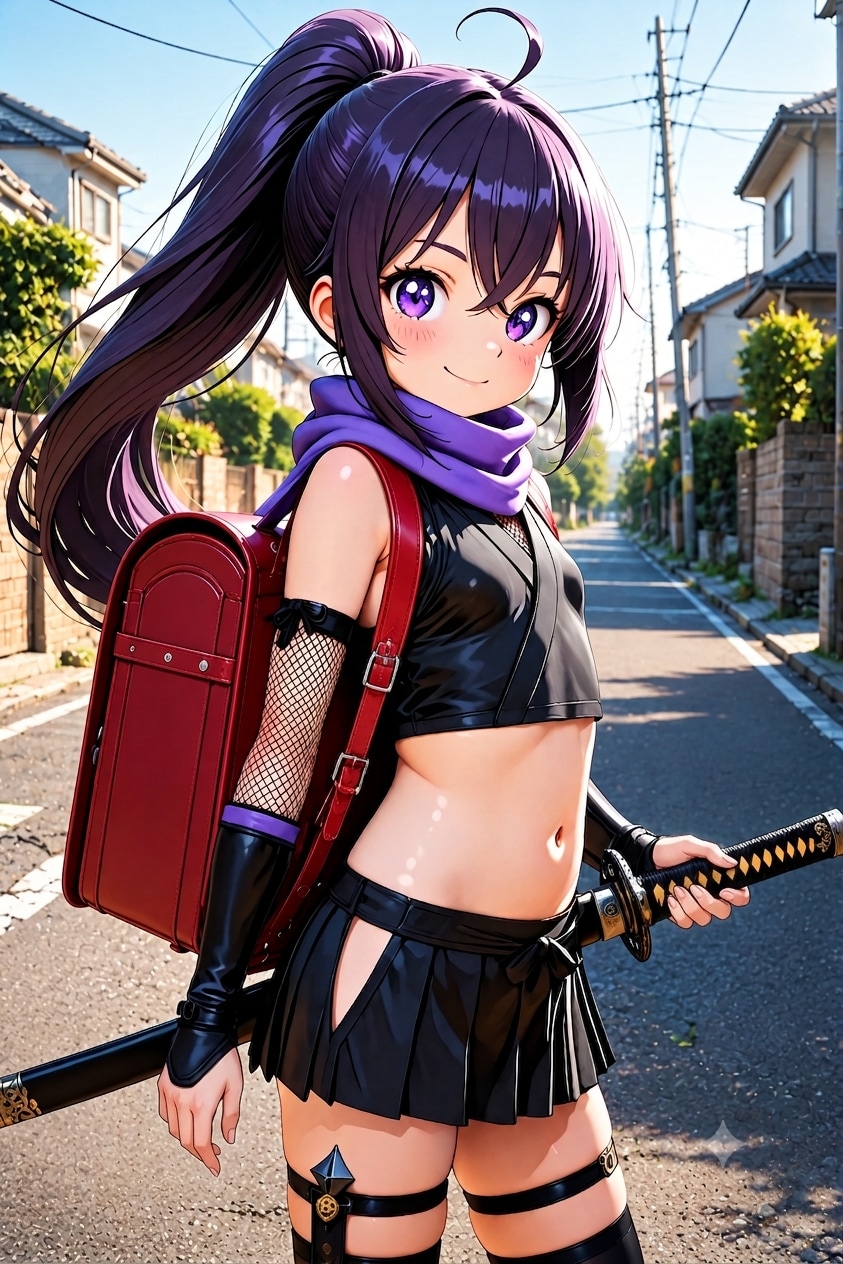 「ら」→「ランドセル」紫琳