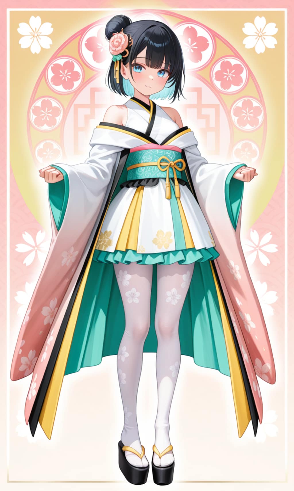 <本田ちゃん>パステル仕立ての十二単