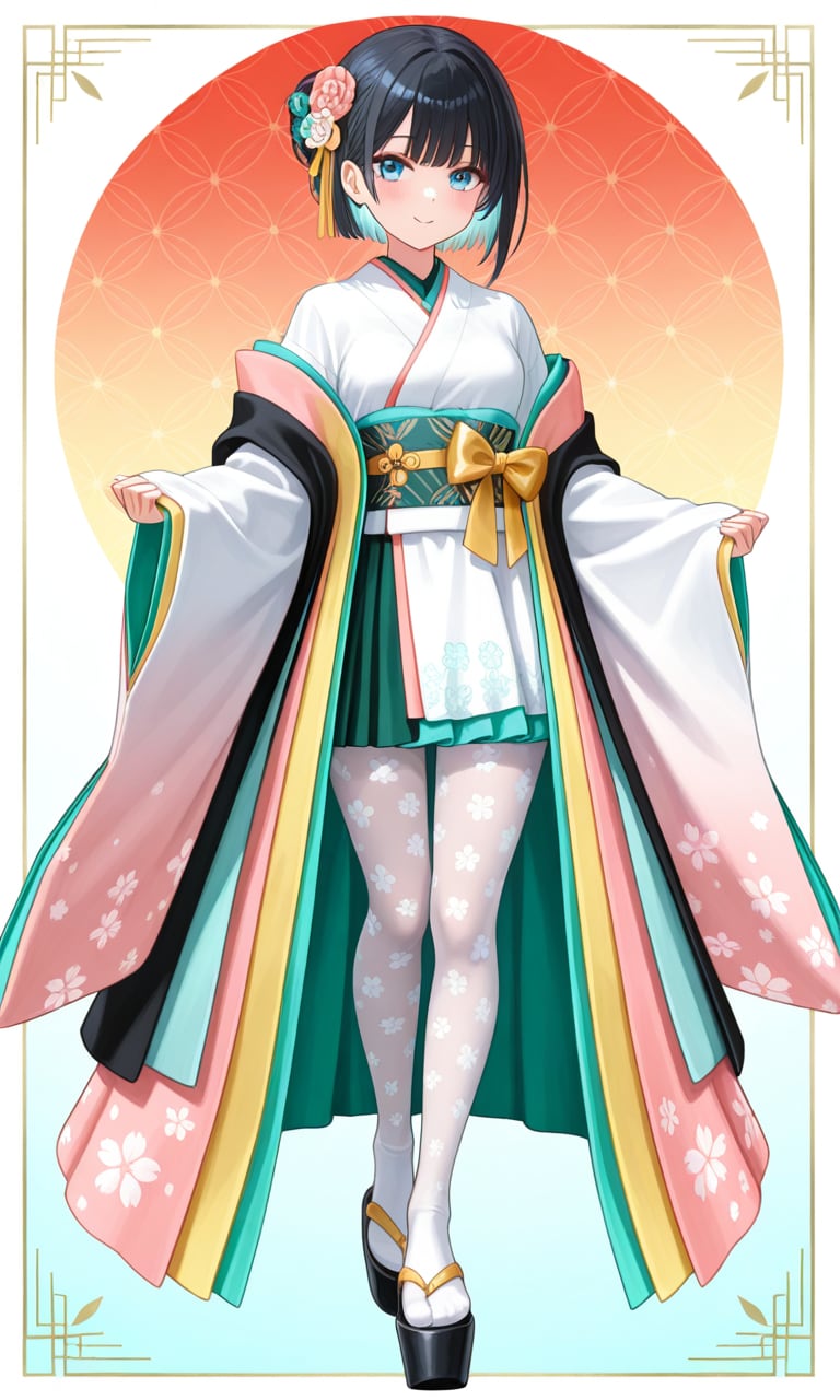 <本田ちゃん>パステル仕立ての十二単 | の人気AIイラスト・グラビア