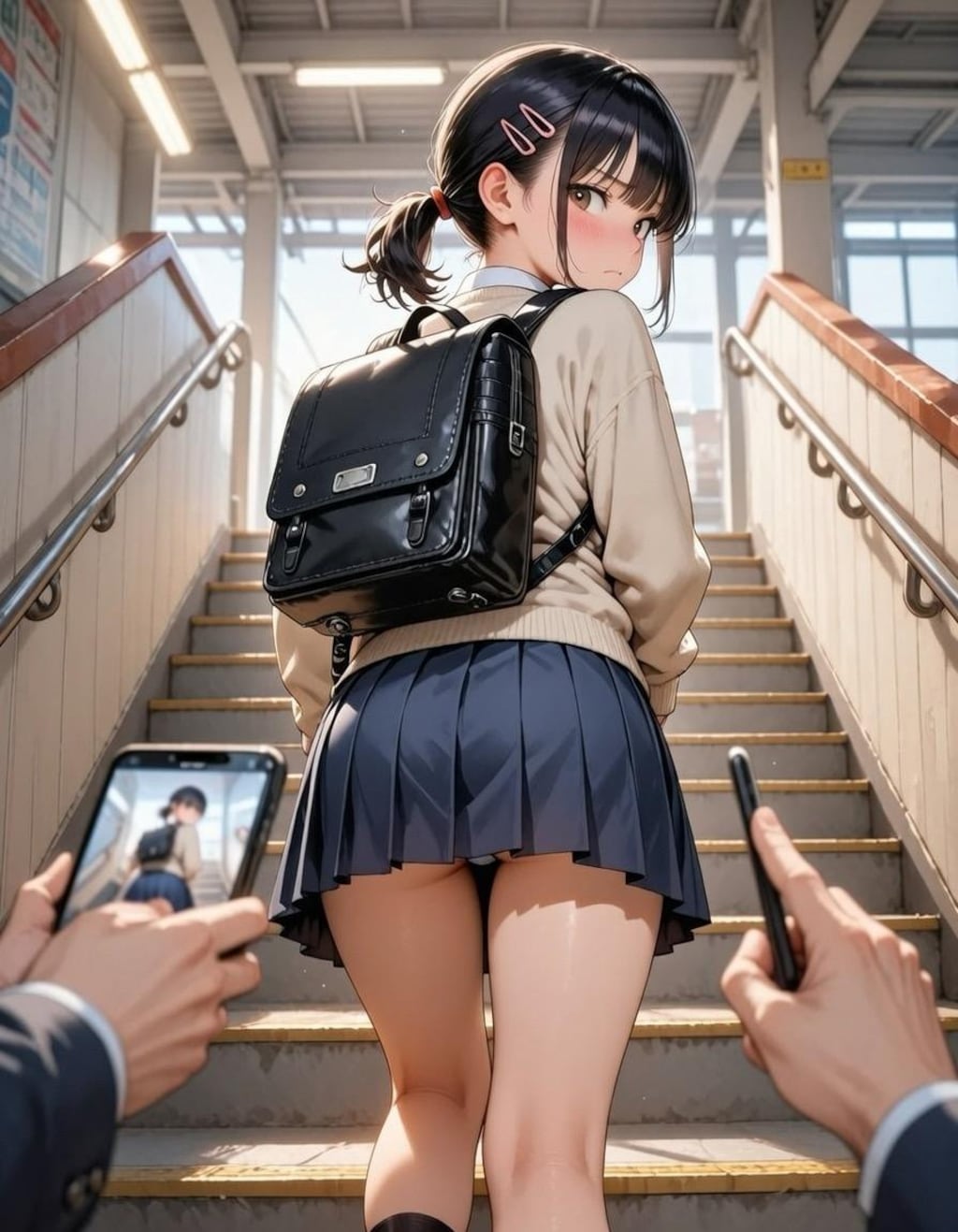 帰宅JCをストーキング