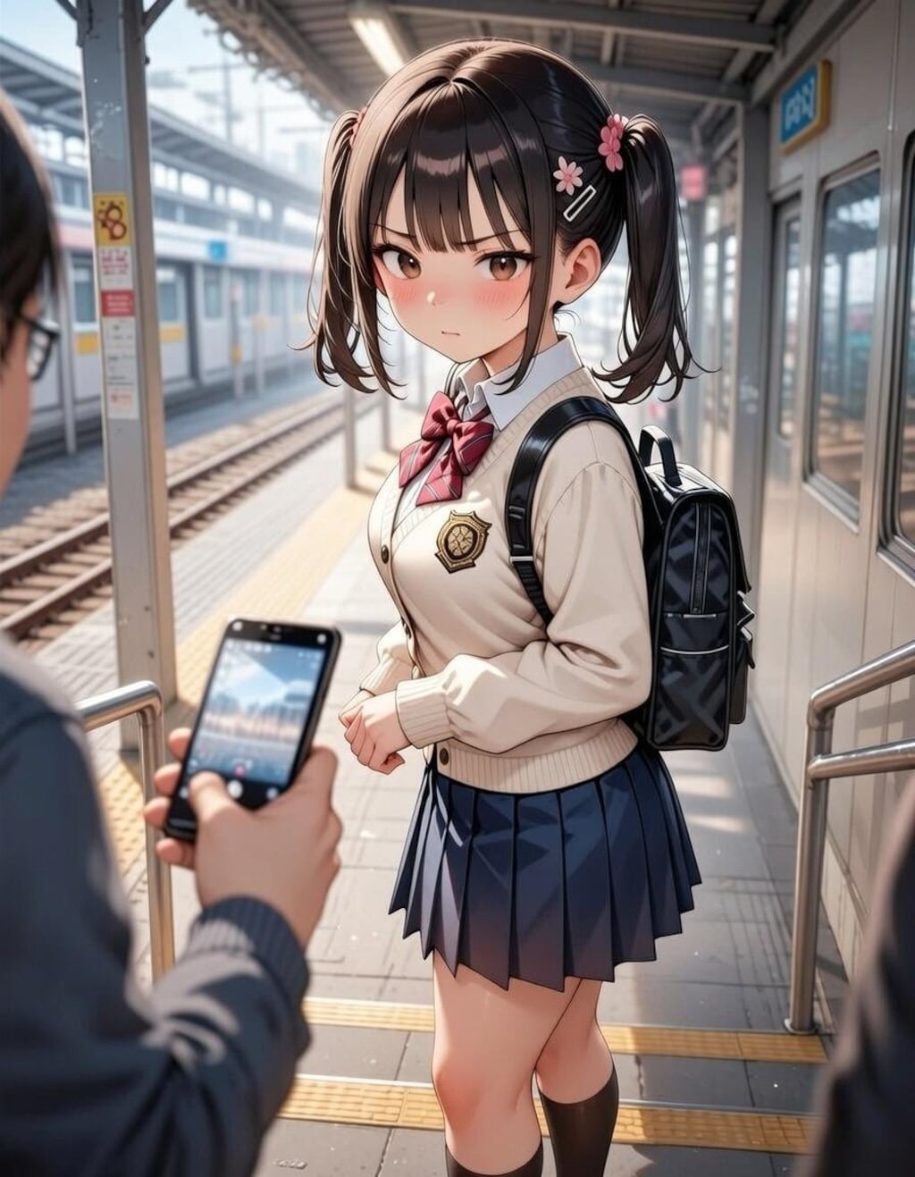 帰宅JCをストーキング