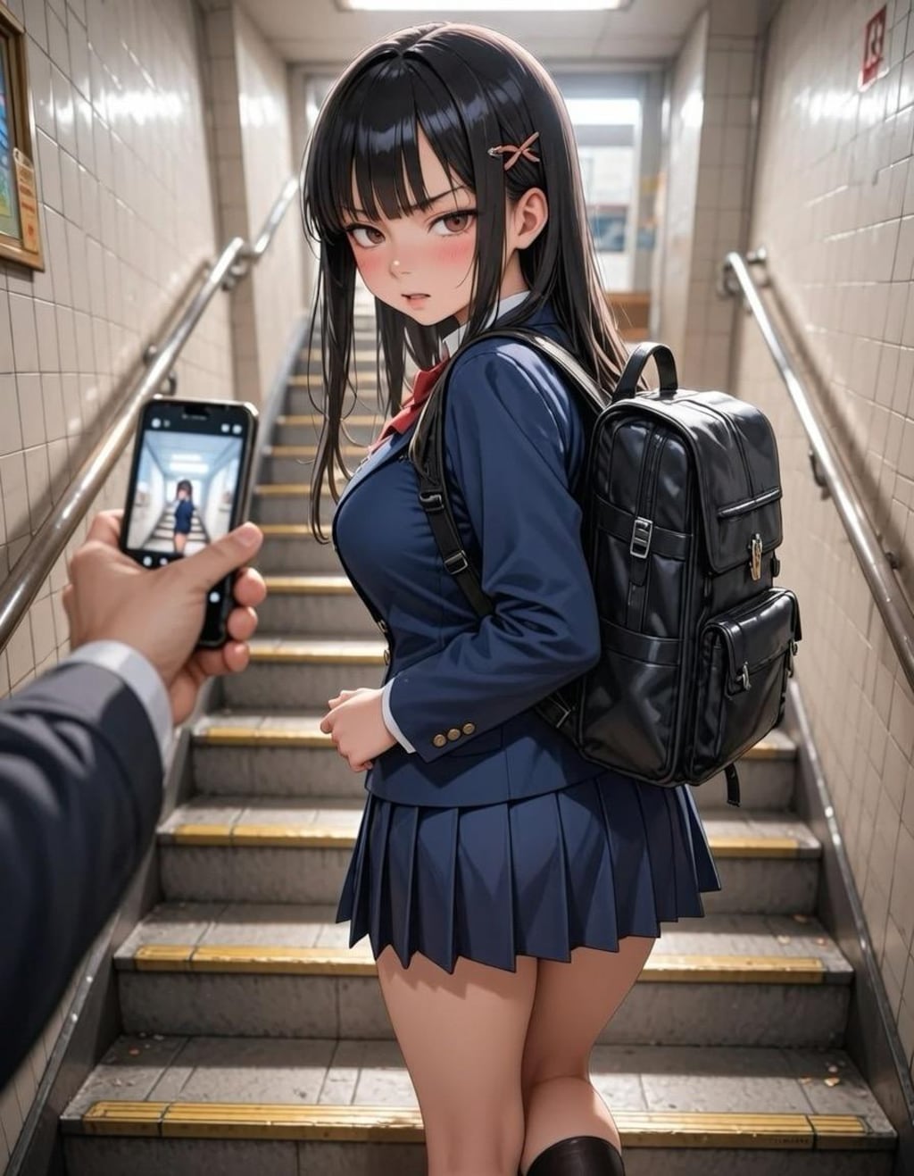 帰宅JCをストーキング