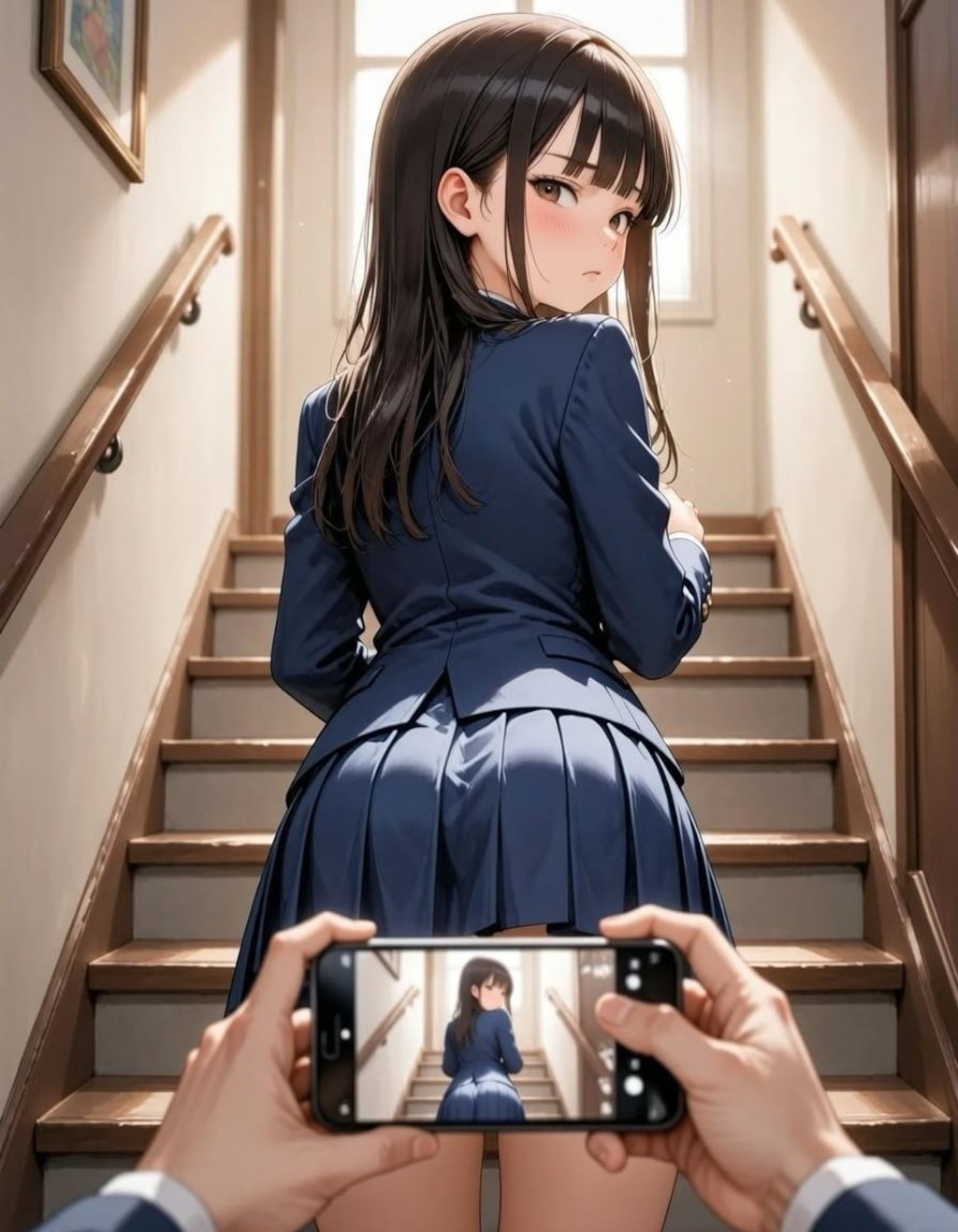 帰宅JCをストーキング