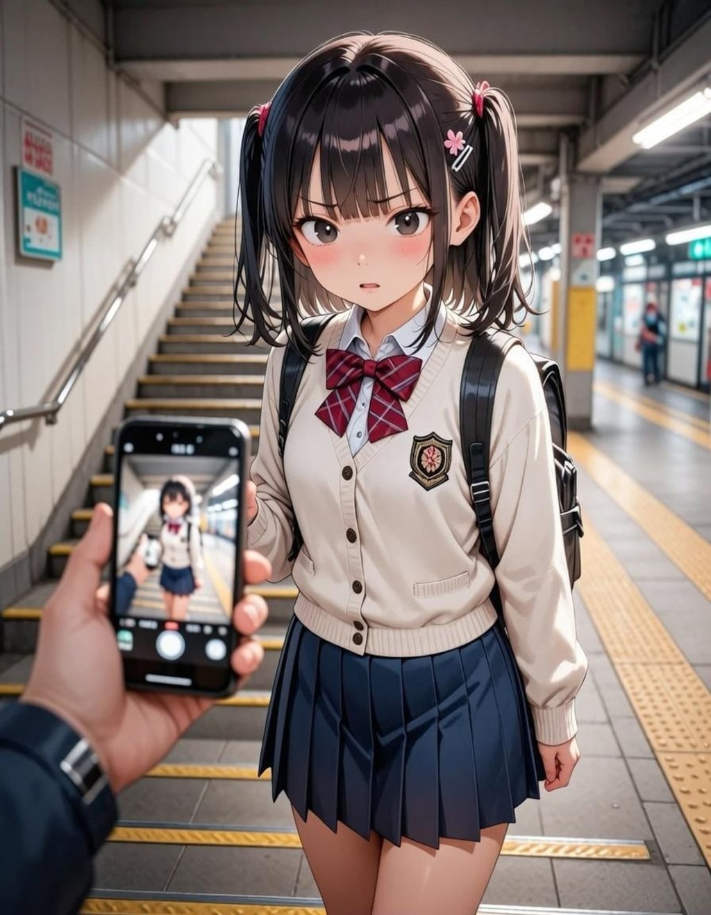 帰宅JCをストーキング