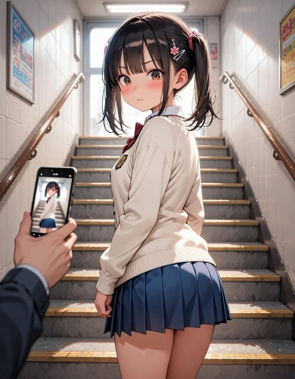 帰宅JCをストーキング