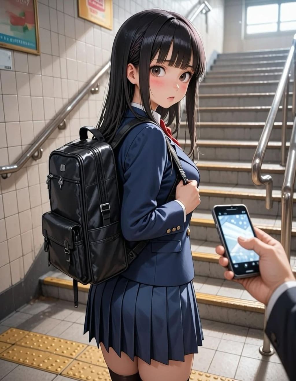 帰宅JCをストーキング