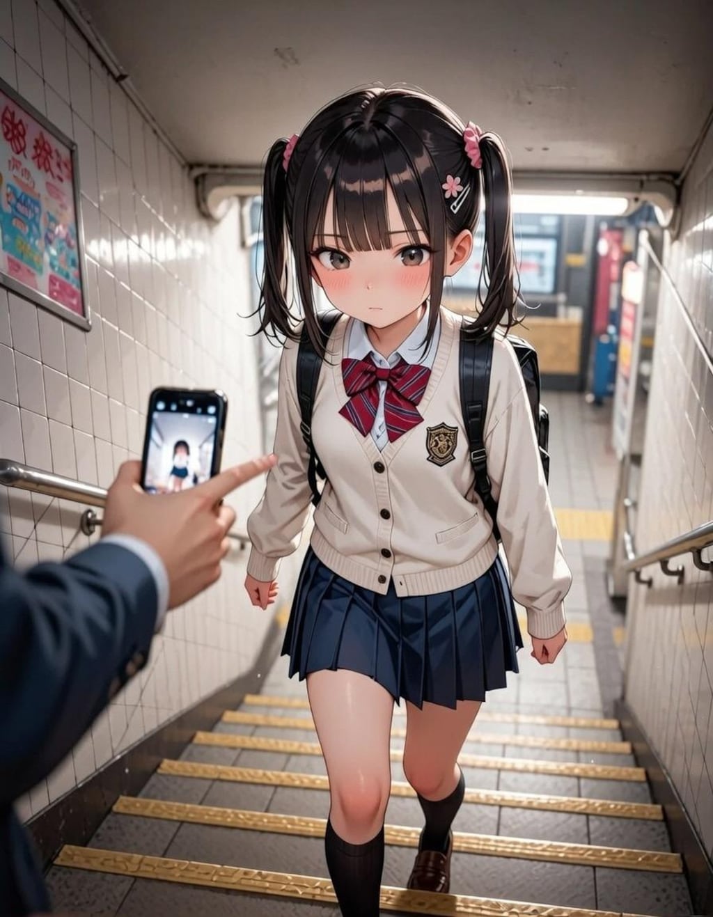 帰宅JCをストーキング