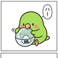 カプセルを開けるインコ 9枚目
