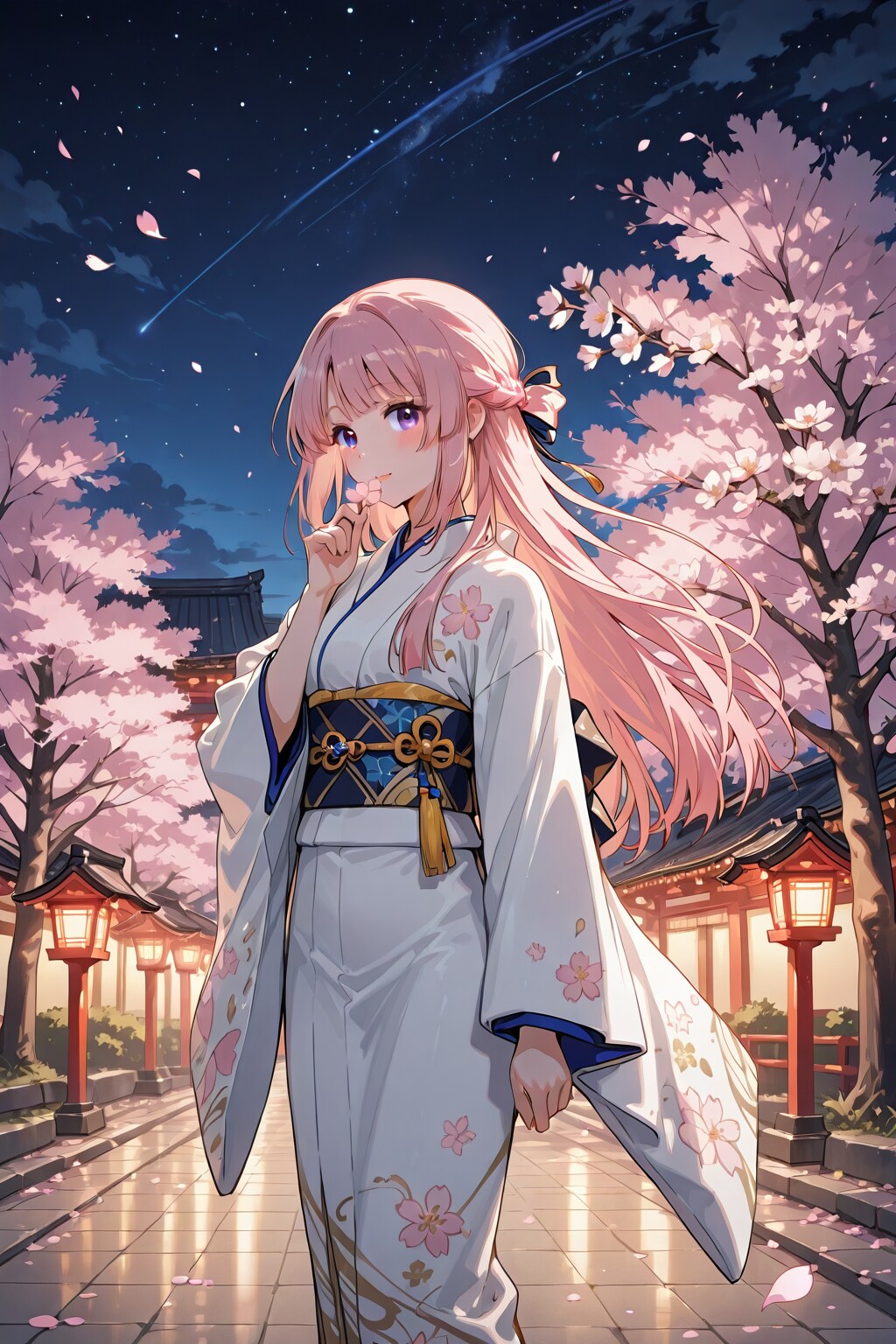 夜桜