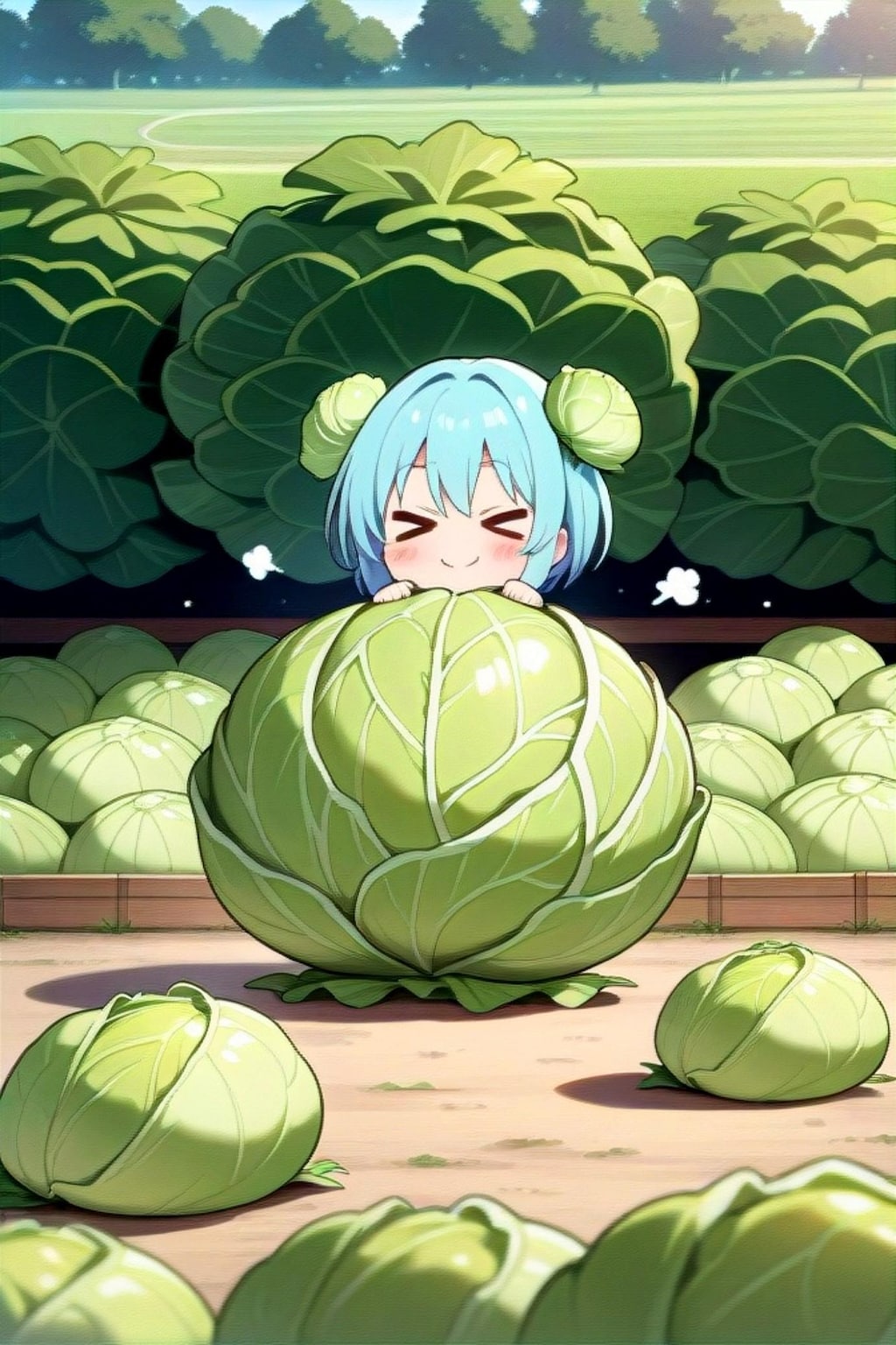 キャベツの青髪ちゃん