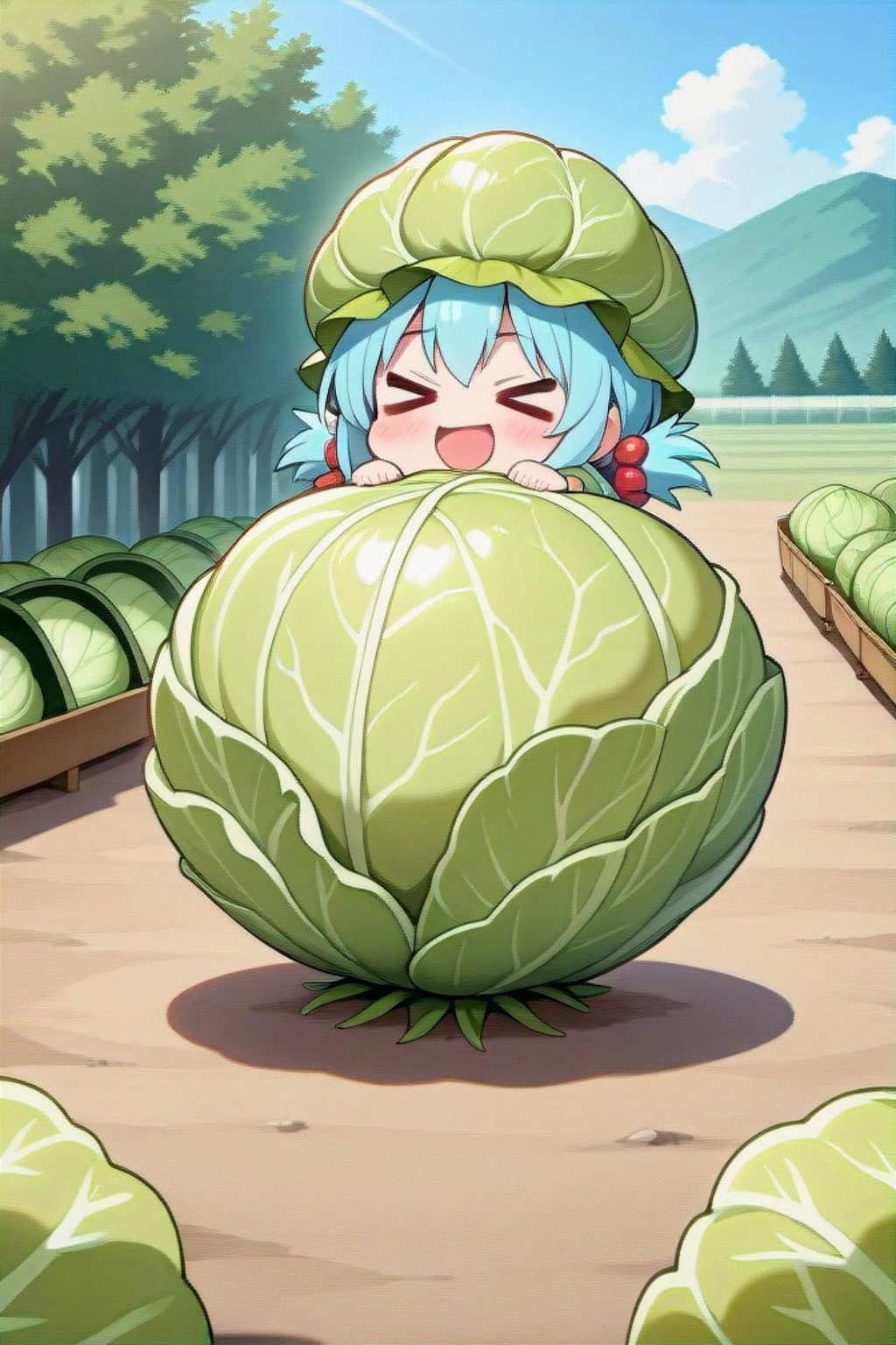 キャベツの青髪ちゃん