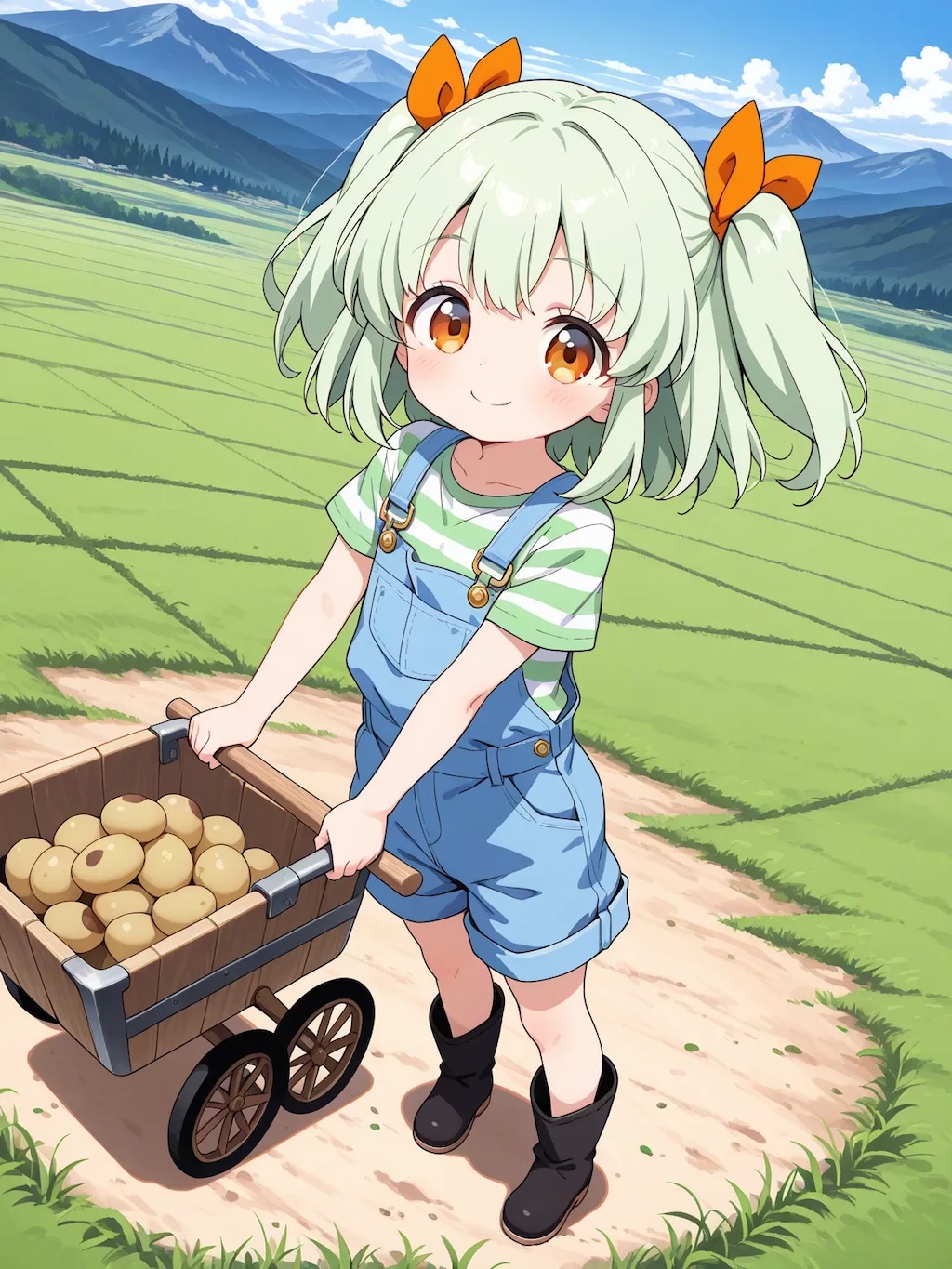 らぶりーがーるずの農業体験5