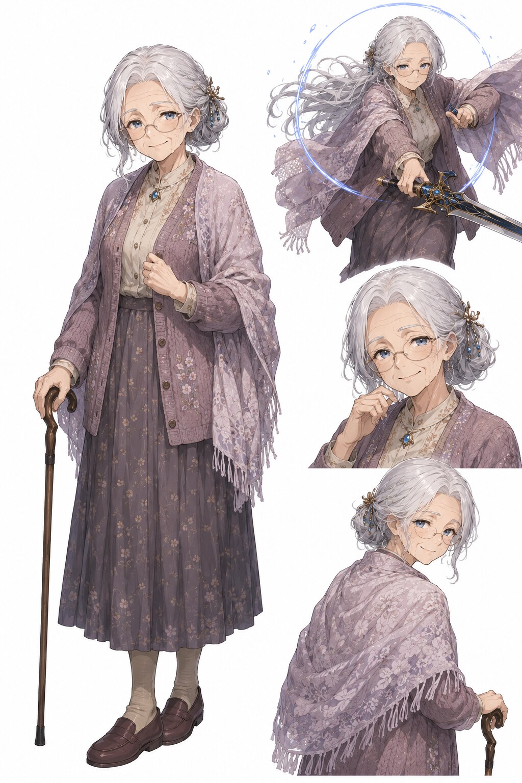 ヨナおばあちゃんとその孫娘