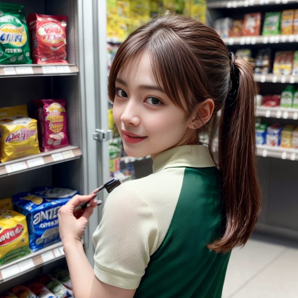 コンビニのお姉さん
