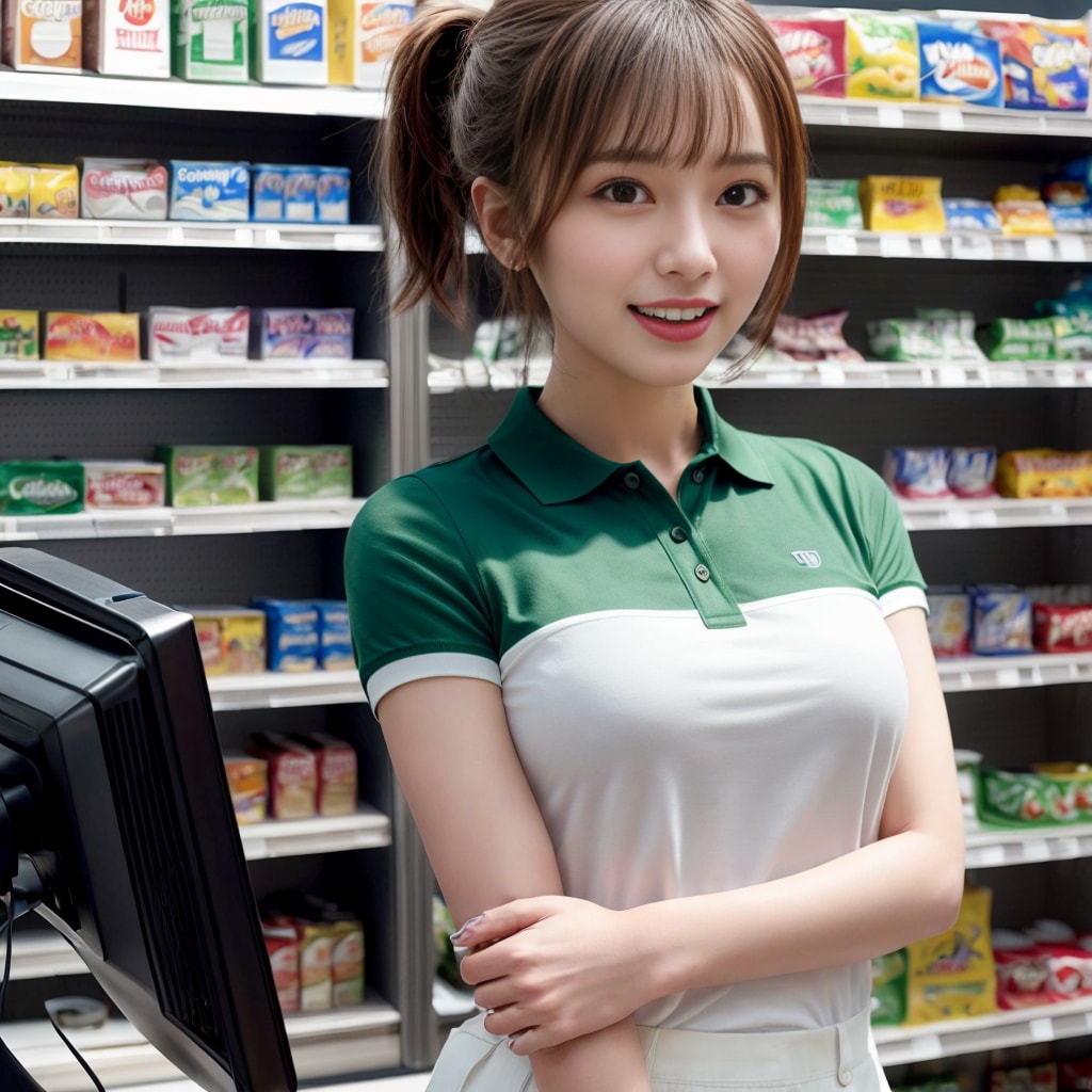コンビニのお姉さん
