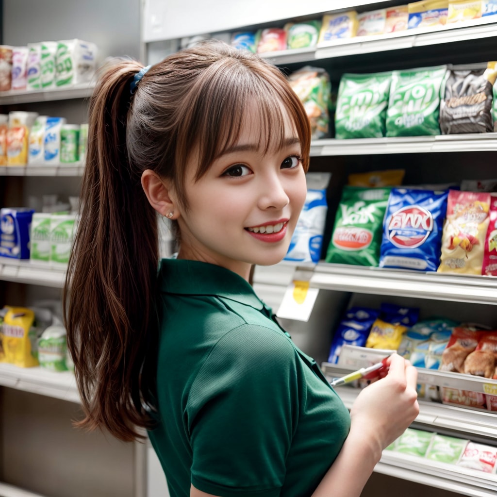 コンビニのお姉さん