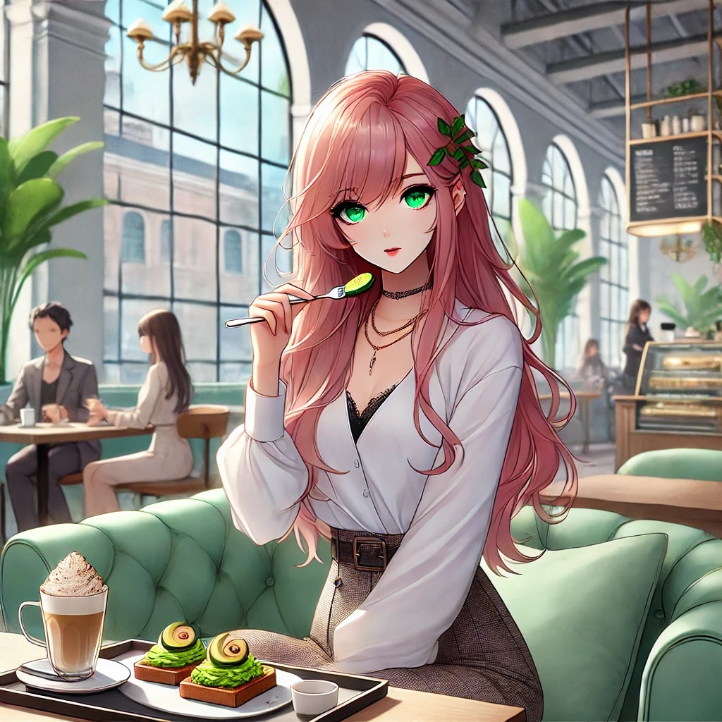 おしゃれなカフェでブランチ