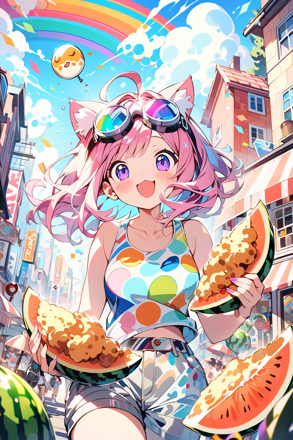 VEGAで蔵出しピンク髪ちゃん