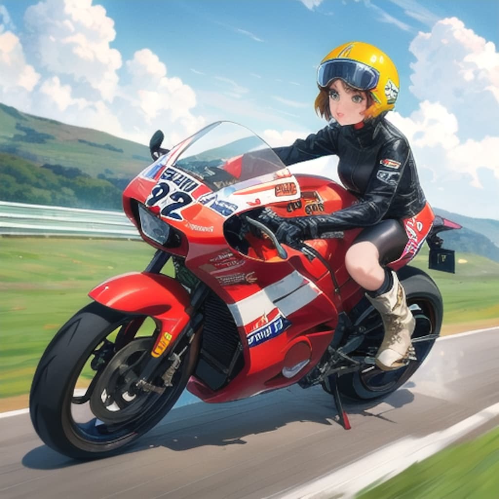 バイク好き彼女