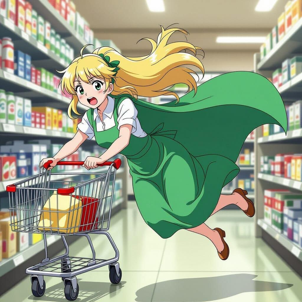 台車で遊んで激突