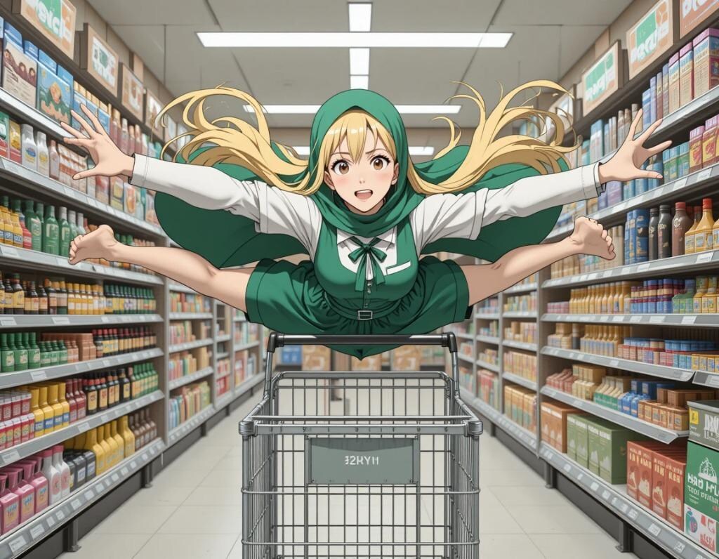 台車で遊んで激突