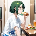 寝ぼけ顔からのモーニングルーティン 12枚目