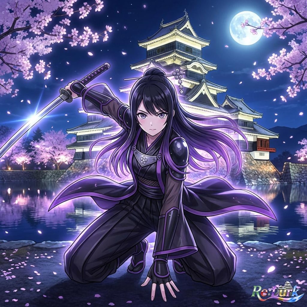 【Re:Lurk】Lyra（リラ）- 紫の輝き、高貴なる立体化 -【AIフィギュア】