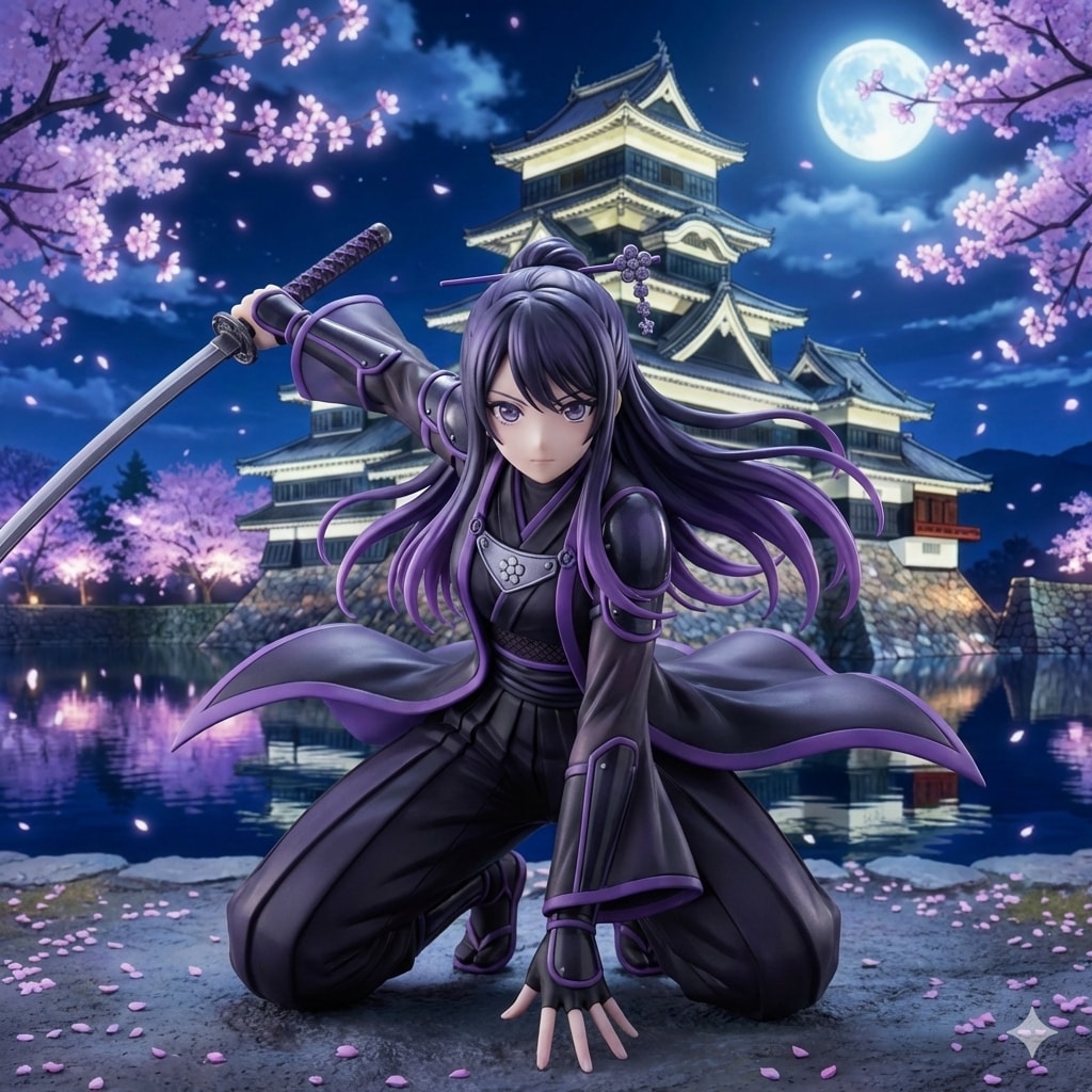 【Re:Lurk】Lyra（リラ）- 紫の輝き、高貴なる立体化 -【AIフィギュア】