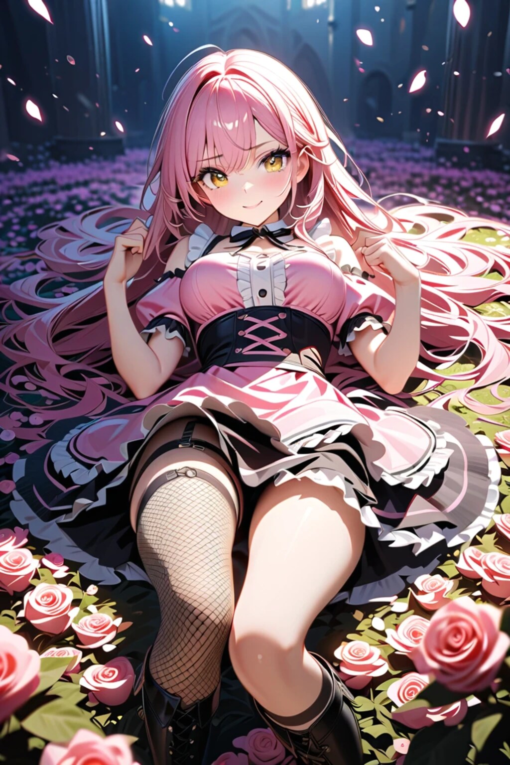 ピンクギャル✕メイド剣姫