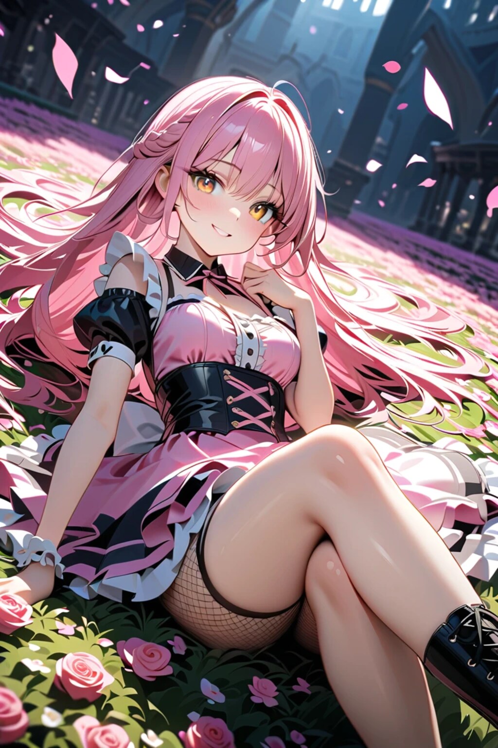 ピンクギャル✕メイド剣姫