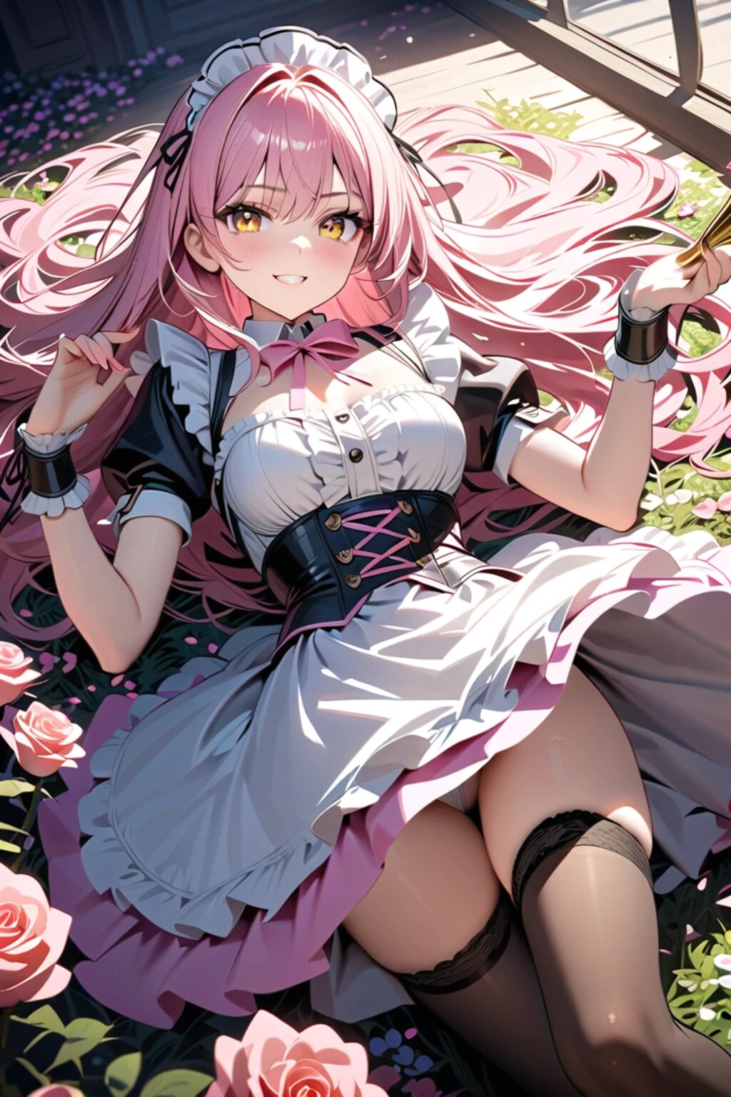 ピンクギャル✕メイド剣姫