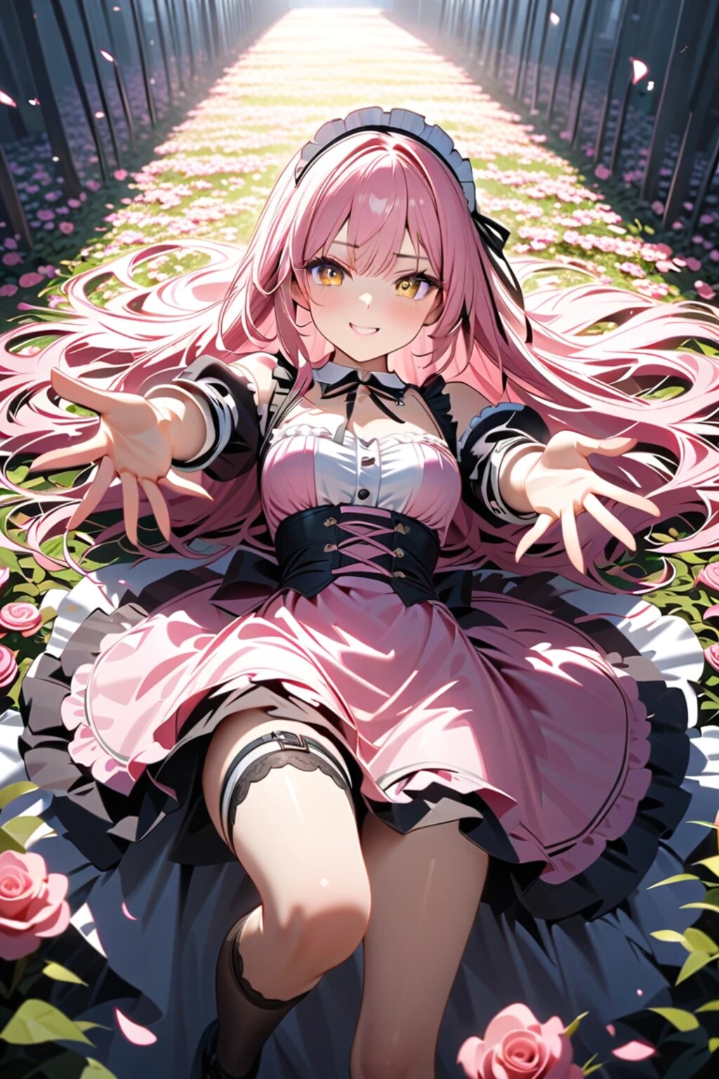 ピンクギャル✕メイド剣姫