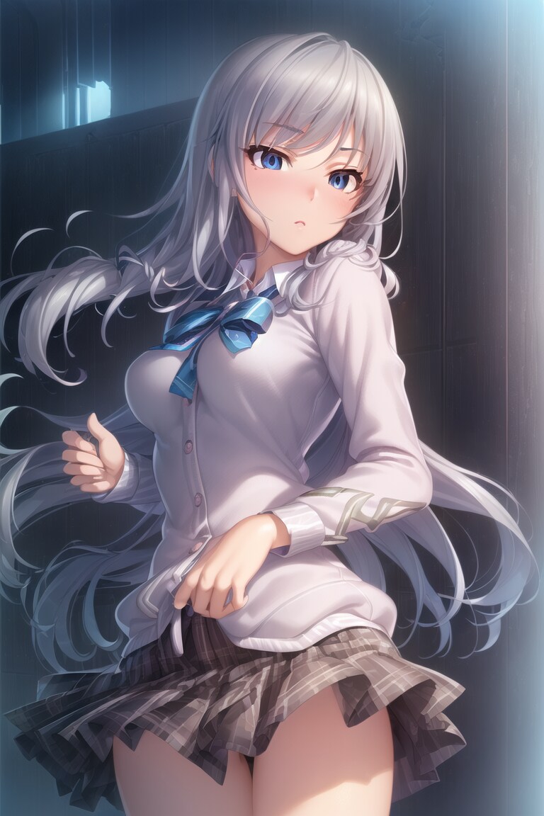 銀髪の子
